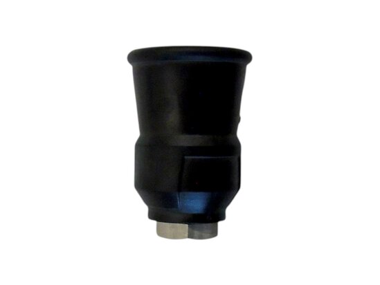 sproeierhouder RVS/rubber zwart 1/4IG